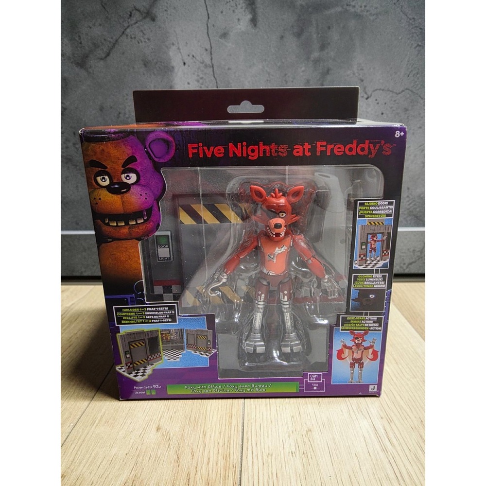 Five Night At Freddy's Jazwares Classic Foxy Office Set Viral Tiktok Rare 🔥